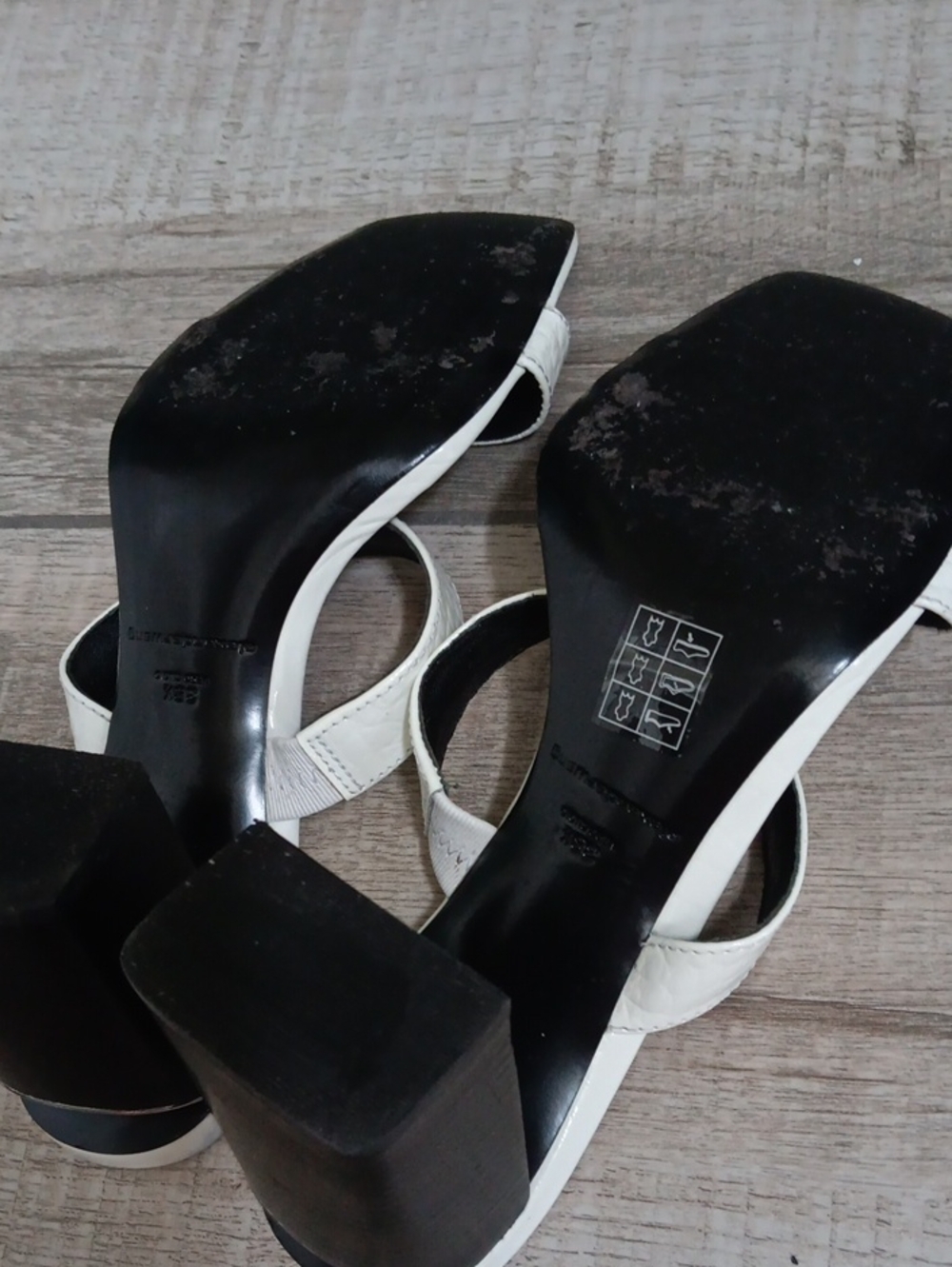 ALEXANDER WANG..BLOCK HEEL MULES..SIZE 38.5 - Picture 7 of 9